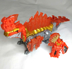Power Rangers Dino Fury Ryusoulger DX Dime Volcano Dimetro Blazing Megazord Used