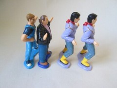 5-Lot 1994 Bandai Action Figures From Different TV Shows or Playsets.