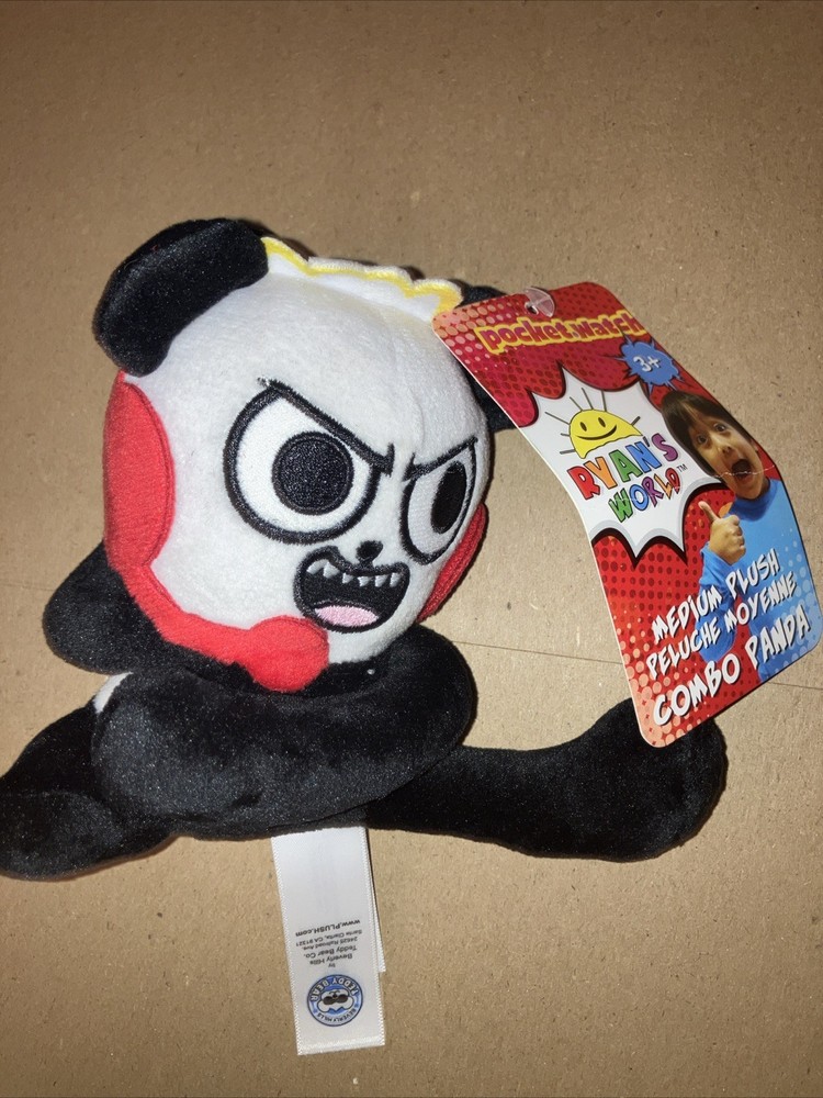 Ryan’s World 2018 Panda 6 Inch “NEDIUM” Size Plush PANDA Collectable