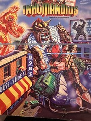 Vintage 1986 Hasbro INHUMANOIDS Golden Coloring Activity Book