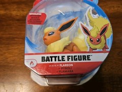 FLAREON Pokemon Battle Feature Figure 3’’ Articulated Action 2019 Jazwares – NEW