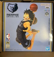 ONE PIECE NBA Luffy MASTER STARS PIECE MEMPHIS GRIZZLIES New Boxed From Japan