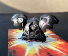 RARE Bakugan B1 Darkus Tuskor 600G Black RARE VHTF