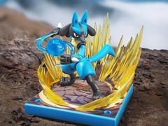 Blokees Pokemon Version Lucario Englsih Pack Assembly Model Kit Action Figure