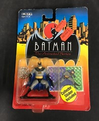 Vintage 1993 ERTL Batman The Animated Series Die Cast Metal Batman Stance