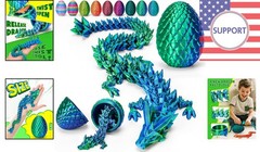 12-Inch Crystal Dragon Inside 4.53-Inch Egg – Perfect Interactive Toy for Kids