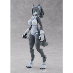 Aoshima Kemopla No.KP-03R Gray Wolf Non-scale Plastic Model Kit Figure