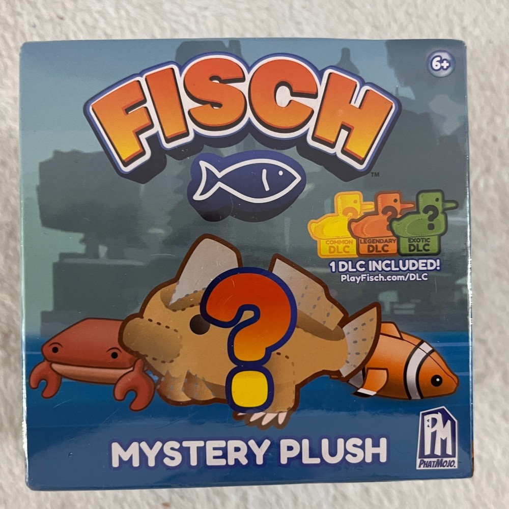 FISCH ROBLOX MYSTERY 4″ Fisch Mystery plush (1 RANDOM Plush & DLC Included!) NEW