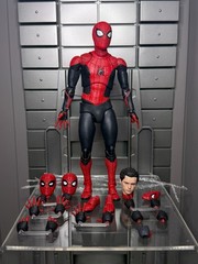 Mafex No.113 SPIDER-MAN Upgraded Suit 6″ Figure Medicom Toy LOOSE SCUFFED