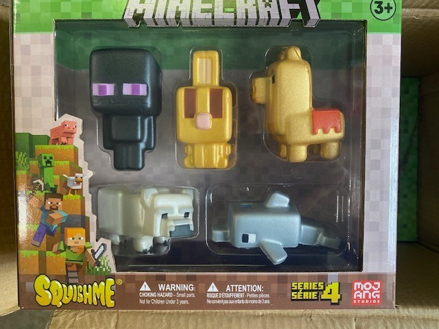 Officially Licensed Minecraft SquishMe Series 4 Collector’s Box (NEW)