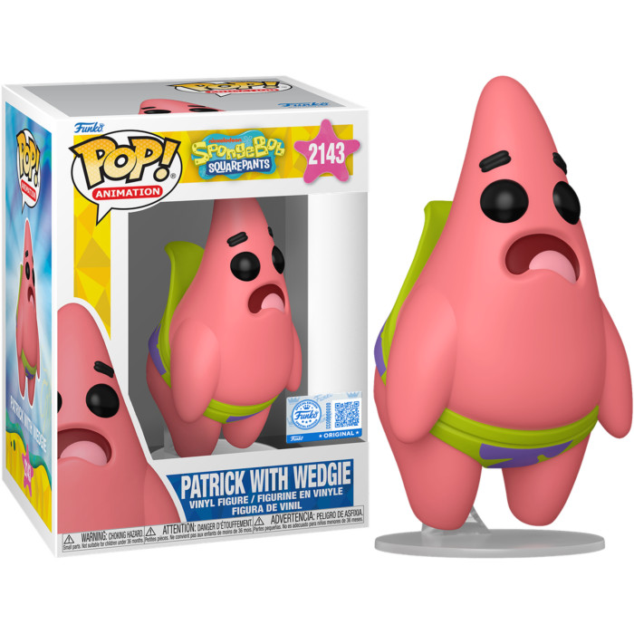 Spongebob Squarepants Patrick With Wedgie Pop! Vinyl #2143