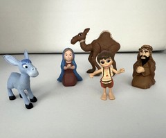 LITTLE DRUMMER BOY FIGURINES Nativity Partial Set Forever Fun Rankin Bass 02