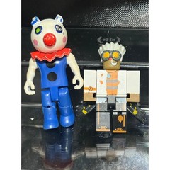 PhatMojo Piggy Clowny and Roblox Steampunk Action Figure Bundle Lot of 2