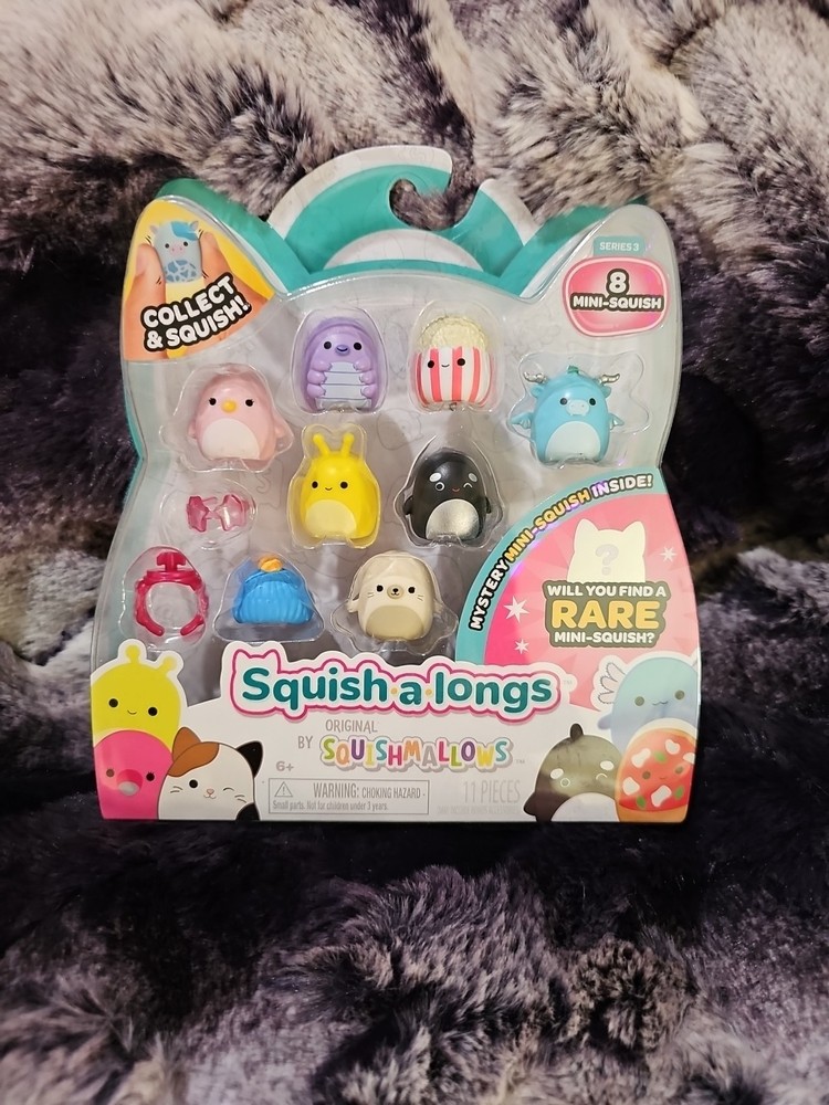 Squish-a-longs Series 3 – Mini-Squish – 8-Pack – Factory Sealed – Squishmallows