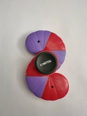 Red & Purple Slither.io BONKERS Collectible Worm With Eyes Fidget Spinner