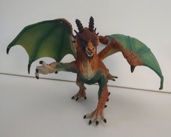 Schleich Dragon Lot 4: Eldrador Poacher D-73527 Retired, Fire Eagle, Cloud, Ice