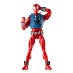 6″ SCARLET SPIDER figure SPIDER-MAN clone MARVEL LEGENDS ben reilly RETRO CARD