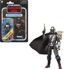 Star Wars Mandalorian & Grogu Deluxe Vintage Collection VC395 Figure *In Hand