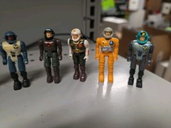 VTG 1986 Coleco Starcom Action Figures Lot Of 10