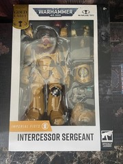 McFarlane Warhammer 40,000 Actionfigur Intercessor Sergeant (Imperial Fist) (Gol