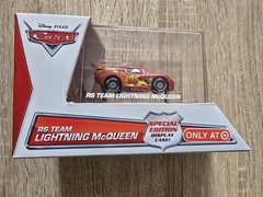 New RS Team Lightning McQueen Special Edition Target Exclusive In Display Case