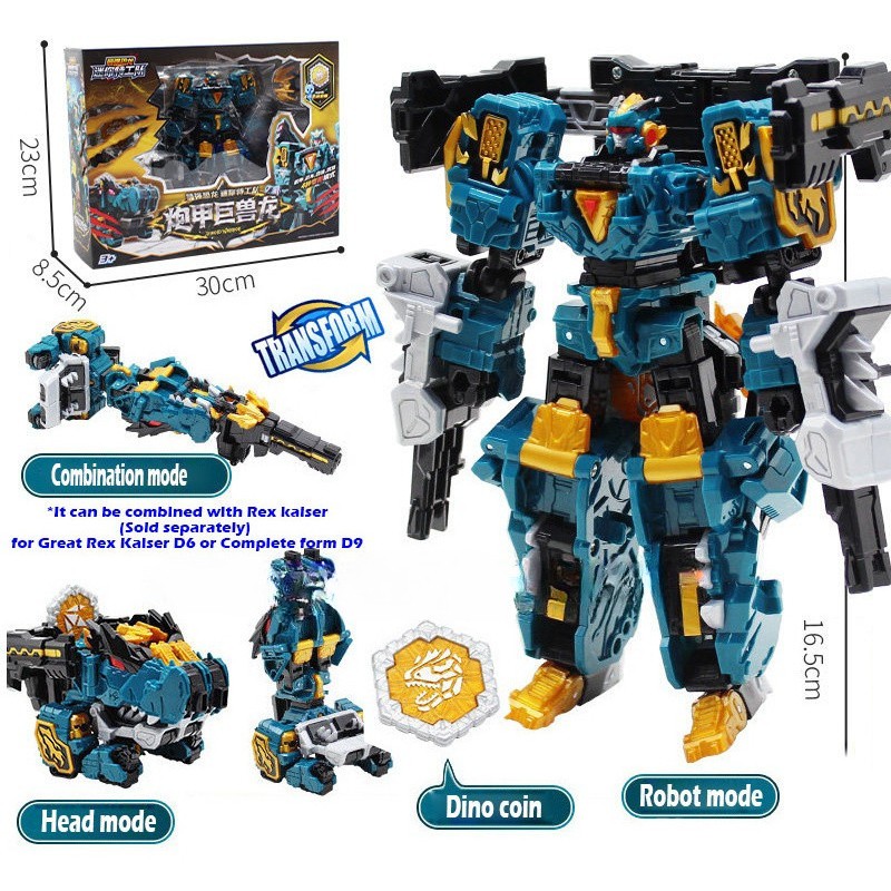 Miniforce Dinoid Warrior Buster Giga Giganto Transform Dino Robot Toy