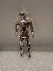 Kenner Star Wars C-3PO Chrome/Silver Action Figure, 1977 Hong Kong Loose Joints