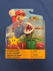 Jakks Pacific 42443 World Of Nintendo 4 Inch Piranha Plant W/star Action Figure