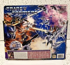 Transformers G1 DIRGE Complete w/ Insert and CUT BOX – WRONG SPECS (READ!)