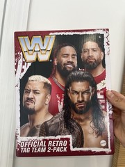 WWE Bloodline Retro 4 Wrestling Figure Set Roman Reigns Solo Jey Uso Jimmy