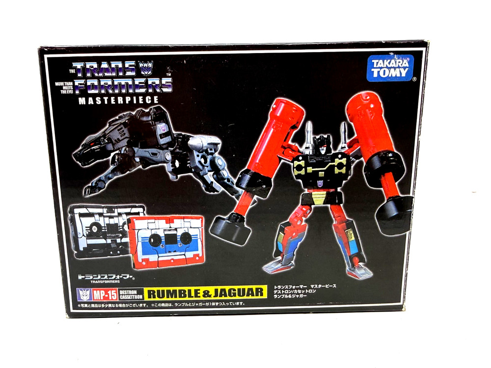 Transformers Takara Tomy KO Release MP-15 Rumble & Jaguar OPENED Action Figure