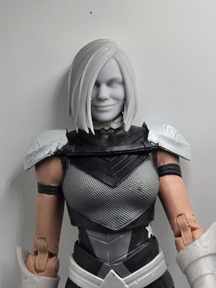 3d Print MODERN HARLEY QUINN LARGE HEAD 1:10 7″ SELECT DC MULTIVERSE SCALE