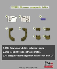 GO BETTER Filler Upgrade Kit For Studio Series SS86 Brown Filling Parts in stock