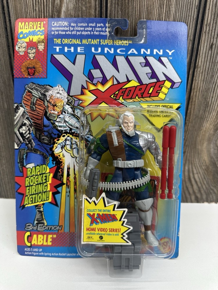 Vintage 1993 ToyBiz CABLE 3rd Edition Marvel Comics The Uncanny X-Men X-Force