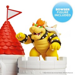 Super Mario Nintendo Deluxe Kingdom Castle, Wall Display & Playset with (5) 2…