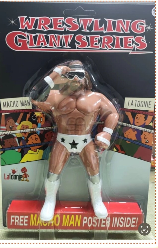 Now Shipping Officially Licensed Wrestling Giant Series Macho Man LJN Style