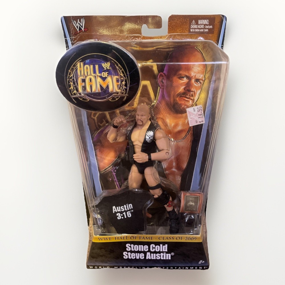 WWE Mattel legends series 1 stone cold steve austin 2010 moc Austin 3:16 WWF WCW