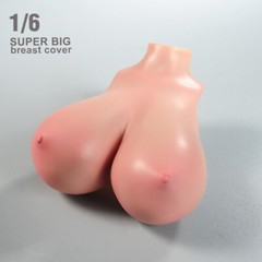 1/6 Female Suntan Huge Breast Kits Cover Model Fit 12” PH TBL Figure Body Doll