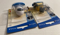 Disney Pixar WALL-E & EVE Cake Toppers Collectible Mattel New Sealed Lot Of 2