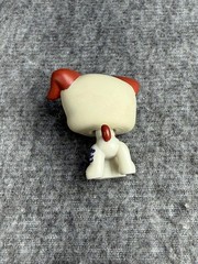 Hasbro Littlest Pet Shop 1743 Jack Russell Brown Dog Figure 2007 LPS Mini Toy