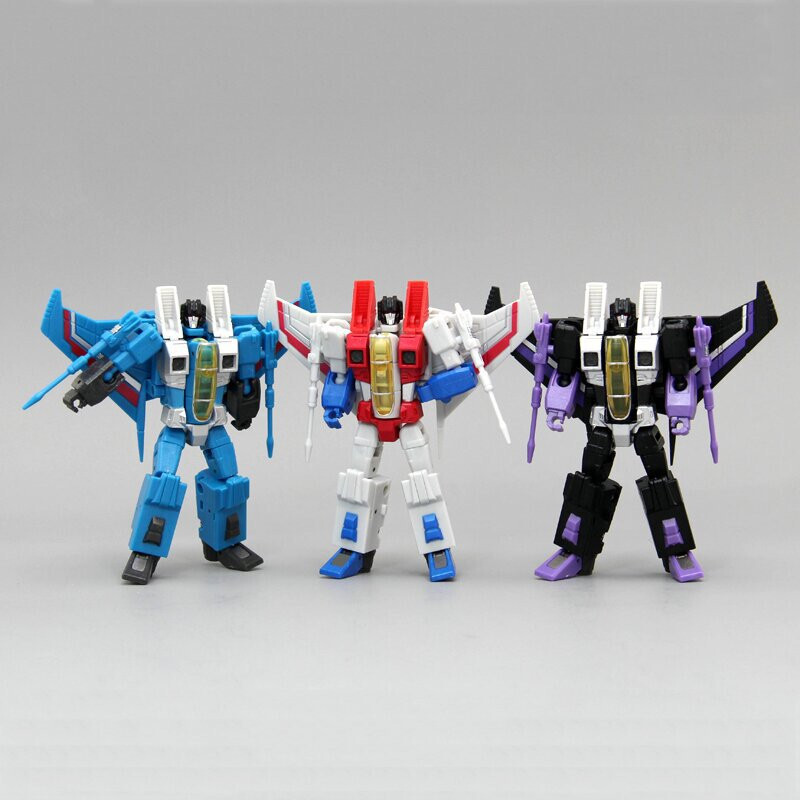 Transformers G1 Starscream Thundercracker Skywarp 3x Action Figures Flight Team
