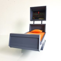CUSTOM MEGO STAR TREK TOS MEDICAL BED for 8 INCH (1:9) FIGURE DIAROMA