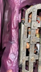 Unpainted Black Dungeon cell extension set for Classics Snake mountain