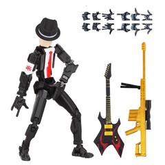 T13 Action Figure Fully Articulated Robot Toy 5.4in Tall Dummy 13 Model Gift