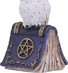Nemesis Now Avian Spell Owl Figurine Purple 12.5cm, Resin, Blue Avian Spell Figu
