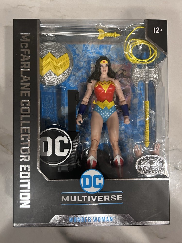 ✨ McFarlane Toys DC Multiverse Collector Edition Wonder Woman #10 Platinum Chase