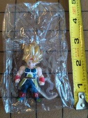 Dragon Ball Z Bardock 5cm Gashapon DBZ Anime Mini Fig Goku Dad + Stand SEALED