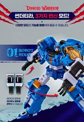 Miniforce Dinoid Warrior THUNDER TYRA Blue Tyranno Dino Transforming Robot 2025