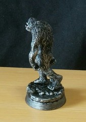 BIGFOOT Figure Silver color ver./ Cryptid, Sasquatch, Gigantopithecus, Yeti /MU