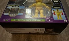 FNAF Five Nights at Freddy’s Golden Freddy Office Set Figure Jazwares NEW Sealed